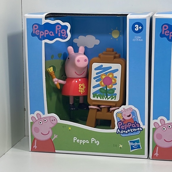 Peppa Pig Friends 3 Piece Bundle NWT peppa pig, Gerald Giraffe, Rebecca Rabbit - Picture 2 of 7